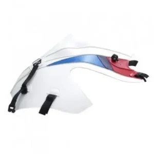 Copriserbatoio Bagster per BMW R1200 GS 08-12 in similpelle bianco rosso e blu- Offerta Speciale