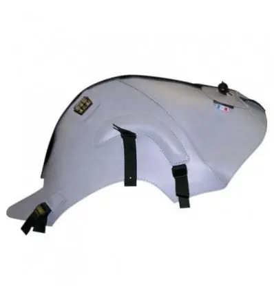 Consegna Rapida Copriserbatoio Bagster per BMW F800S e F800ST 06-12 in similpelle nero e grigio chiaro-