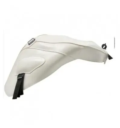 Copriserbatoio Bagster per Triumph 675 Daytona e Street Triple 06-11 in similpelle bianco- Offerta Limitata