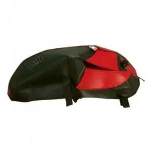 Copriserbatoio Bagster per Triumph Bonneville T100/SE 03-07 in similpelle nero e rosso- Sconto