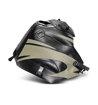 Prezzo Scontato Copriserbatoio Bagster per Honda XRV 750 Africa Twin 93-03 in similpelle nero e deco sabbia-