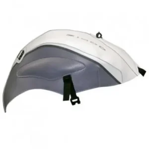Copriserbatoio Bagster per Kawasaki Z1000 07-09 in similpelle bianco e acciaio- Compra Adesso