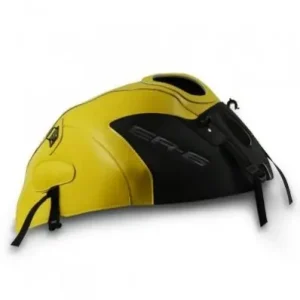 Copriserbatoio Bagster per Kawasaki ER6N e ER6F 12-13 in similpelle giallo oro e nero opaco- Spedito Oggi