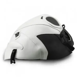 Copriserbatoio Bagster per Kawasaki ER6N e ER6F 12-13 in similpelle bianco e nero opaco- Soddisfatti O Rimborsati