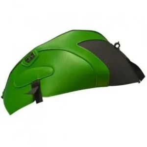 Copriserbatoio Bagster per Kawasaki ER6N e ER6F 12-13 in similpelle verde madreperla e nero opaco- Reso Gratuito