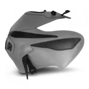 Professionale Copriserbatoio Bagster per Honda CBF 125 09-14 in similpelle grigio acciaio con triangolo nero-