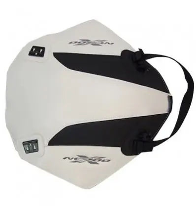 Copriserbatoio Bagster per Honda NC 700 X 2012 in similpelle bianco e nero opaco- A Buon Prezzo