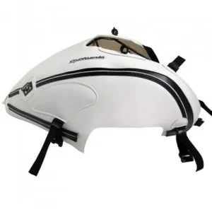 Compra Adesso Copriserbatoio Bagster per Moto Guzzi California 1400 in similpelle bianco e deco nero-