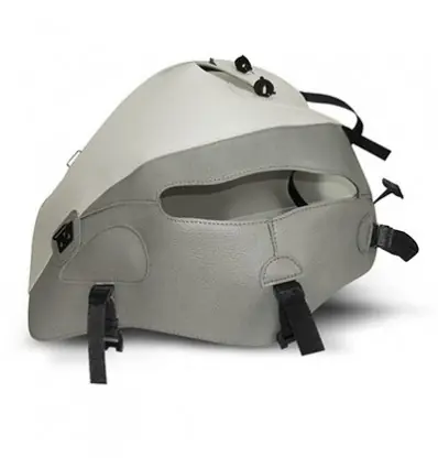 Non Perdere Copriserbatoio Bagster per Moto Guzzi BELLAGIO 07-10 in similpelle bianco e grigio-