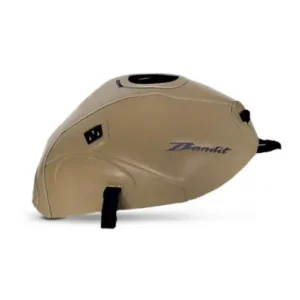 Professionale Copriserbatoio Bagster per Moto Suzuki GSF 650 BANDIT 09-14 in similpelle champagne-