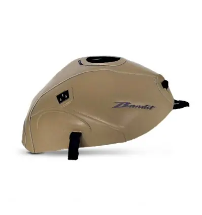 Professionale Copriserbatoio Bagster per Moto Suzuki GSF 650 BANDIT 09-14 in similpelle champagne-