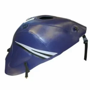 Copriserbatoio Bagster per Suzuki GSX 1300R Hayabusa 08-18 blu scuro, deco acciaio e nero- Compra Oggi Stesso
