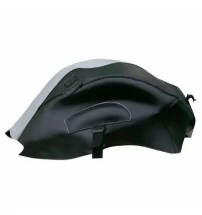 Professionale Copriserbatoio Bagster per Yamaha YZF R125 08-18 in similpelle grigio chiaro e nero-