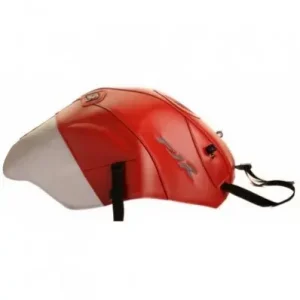 Copriserbatoio Bagster per Yamaha FJR 1300 06-14 in similpelle rosso e argento- Prezzo Basso