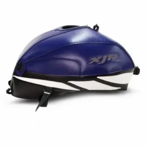 Copriserbatoio Bagster per Yamaha XJR 1300 02-14 similpelle baltico, nero e triangolo bianco- Ordina Subito