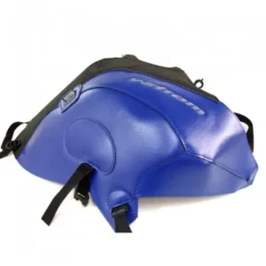 Promozione Copriserbatoio Bagster per Suzuki V Strom DL 650 11-14 in similpelle nero opaco e blu-