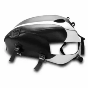 Copriserbatoio Bagster per Triumph Bonneville T100/SE, Scrambler e Thruxton dal 2008 nero e bianco- Spedizione Gratuita
