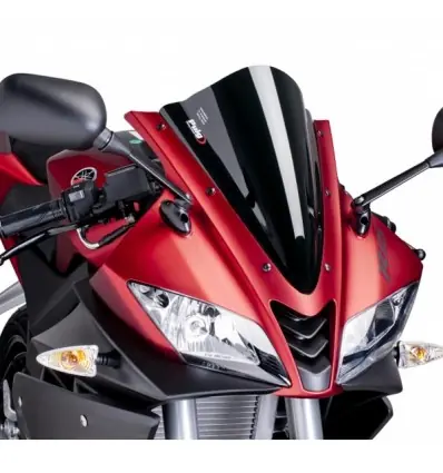 Occasione Imperdibile Cupolino Puig Racing per Yamaha YZF R125 08-18 nero-