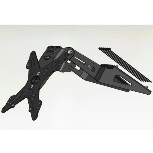 Portatarga regolabile Evotech per Ducati Monster 890 e 890+ dal 2026- Offerta Speciale