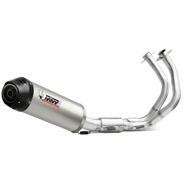Popolare Scarico completo Mivv Oval Titanio per Kawasaki Z650 dal 2025-