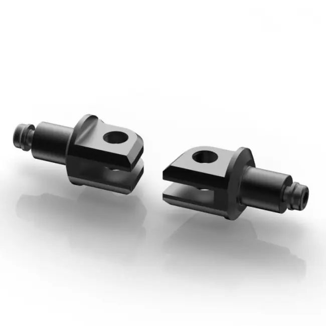 Super Prezzo Adattatori Rizoma PE753B per pedivelle pilota su Kawasaki Z800, Z1000 e Z1100-