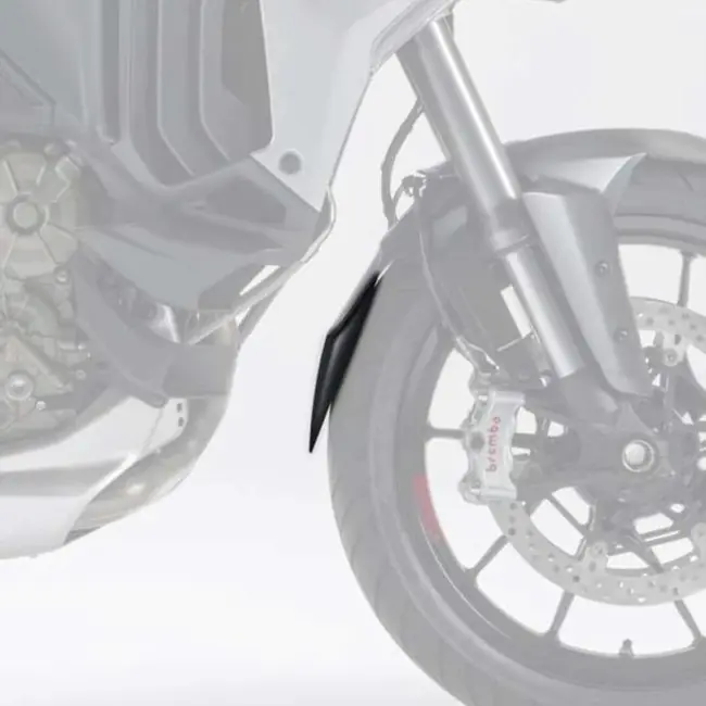 Estensione parafango anteriore Puig per Ducati Multistrada V2 e V4 dal 2025 nero- Prezzo Di Fabbrica
