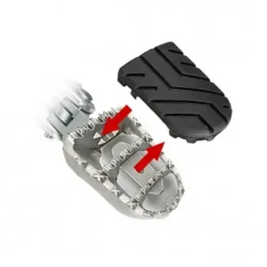 Pedane SW-Motech regolabili touring/offroad con gommino estraibile per BMW R1300GS Adv- Offerta Limitata