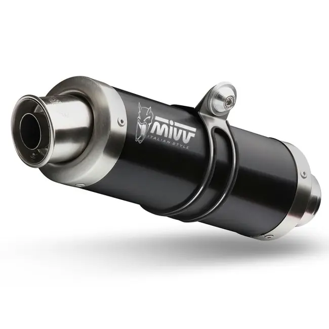 Spedizione Espresso Terminale Mivv GP Steel Black per Yamaha YZF R3 15-24-