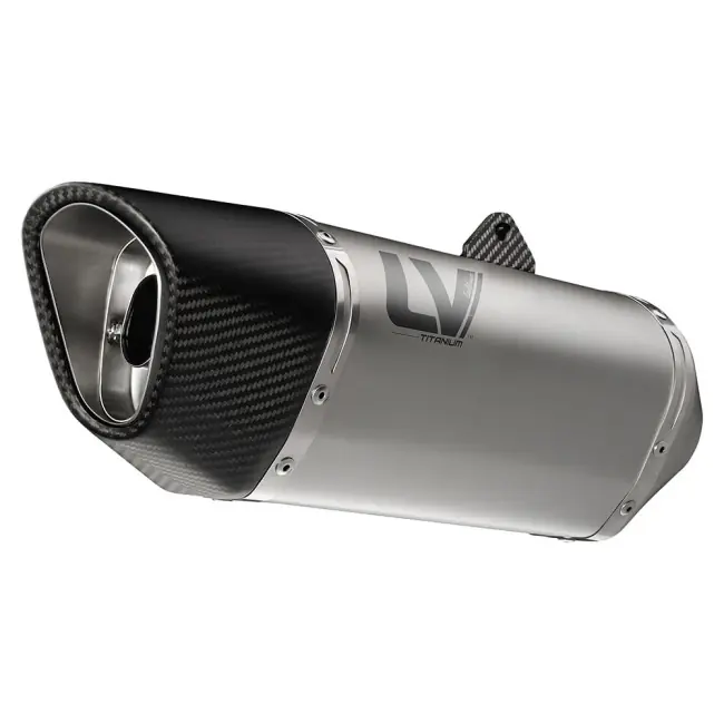 Terminale Leovince LV-14 R Titanio per Kawasaki Z400, Ninja 400, Ninja 500- Saldi
