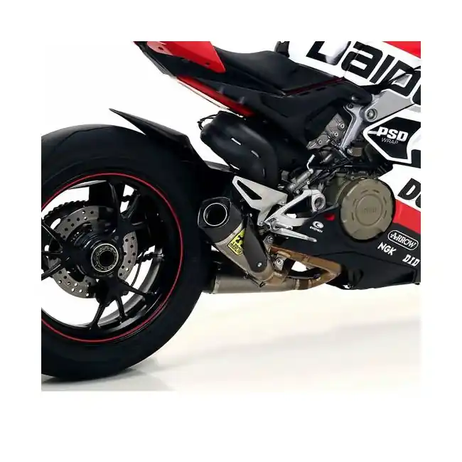 Prezzo Basso Terminali Arrow Works Titanium Carby con raccordi in acciaio Inox per Ducati Panigale V4/S 18-24-