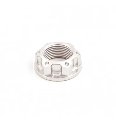 Professionale Dado ruota Evotech M16x1,5 per mozzo anteriore o posteriore-Argento