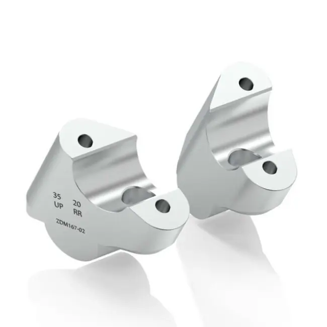 Kit riser Rizoma rialzati e arretrati per Ducati Multistrada V4 dal 2025- Nuova Collezione