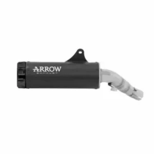 Popolare Terminale Arrow Rebel Alu Dark per Honda CL 500-