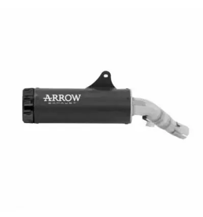 Popolare Terminale Arrow Rebel Alu Dark per Honda CL 500-