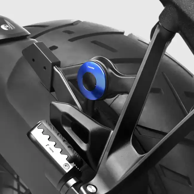 Cover Rizoma per vite scarico OEM su BMW M1000R, R1300GS/Adv-Blu Pagamento Sicuro