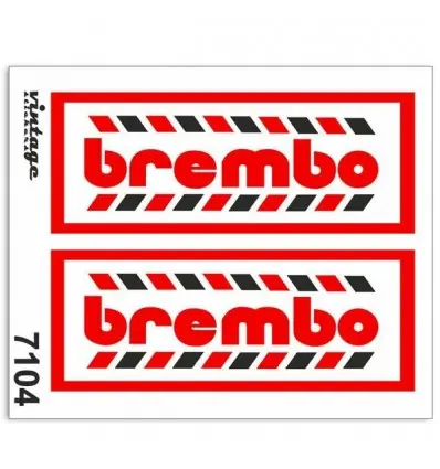Subito Disponibile Adesivo serie Vintage Brembo 9x12 cm-