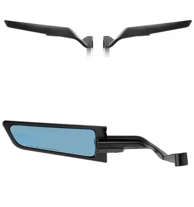 Compra Online Specchietti Rizoma aerodinamici Stealth nero per moto naked-