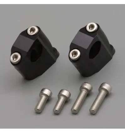 Risers manubrio Daytona per Yamaha Majesty 250 e T-Max 500 neri- Compra Adesso