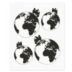 Set adesivi serie Adventure Stickers - World- Soddisfatti O Rimborsati