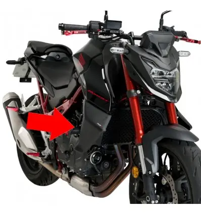 Alette laterali Puig downforce per Honda CB 750 Hornet 23-24-Nero Vendita Finale