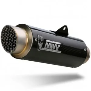 Scarico completo Mivv GP Pro Carbonio per Kawasaki Z650 e Ninja 650 17-23- Esclusivo