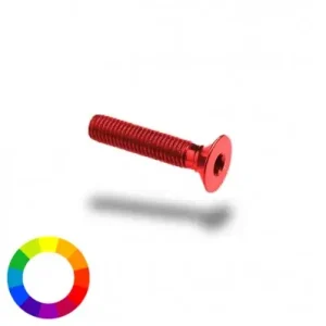 Offerta Del Giorno Bullone in ergal 005 testa svasata passo 6 x 15mm-Argento