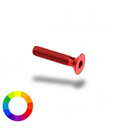 Offerta Del Giorno Bullone in ergal 005 testa svasata passo 6 x 15mm-Argento