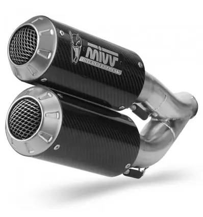 Terminale Mivv MK3 Carbon doppio per KTM 1290 Superduke 14-19- Occasione Imperdibile