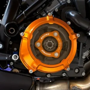 Kit coperchio carter frizione e spingidisco Evotech per KTM  per motori LC8-Arancio Sconto