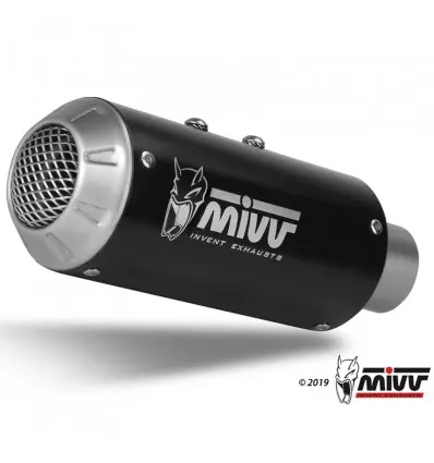 Terminale di scarico Mivv M3 Inox Black per KTM 125 Duke dal 2017- Spedito Oggi