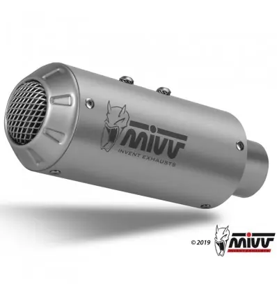 Offerta Terminale di scarico Mivv M3 Inox per Aprilia Tuono V4 1100 dal 2018-