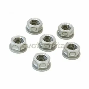 Serie dadi corona Evotech per moto Ducati-Argento Spedito Oggi