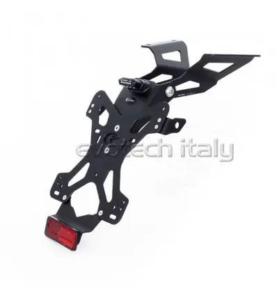 Esclusivo Portatarga regolabile Evotech per Suzuki GSX-R 1000 dal 2009 al 2016-