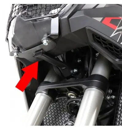 Compra Oggi Stesso Adattatore griglia faro anteriore Hepco & Becker per Honda CRF 1100L Africa Twin-